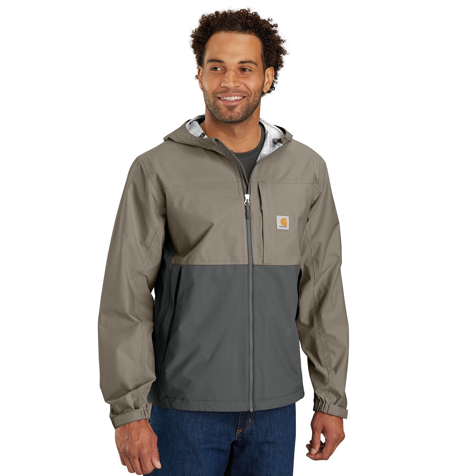 Carhartt Men's Monterey Jacket (Size XXXL) Desert/Gravel, Nylon