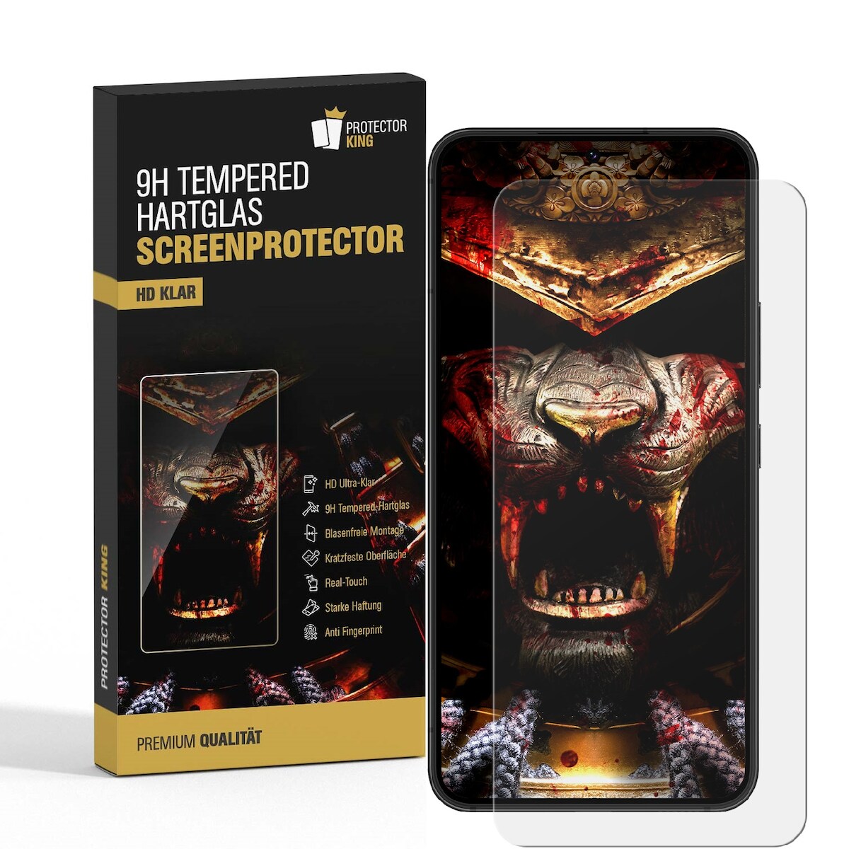6x 9H Panzerglas für Samsung Galaxy A37 5G 3D A++ klar echtes Tempered Hartglas Displayschutz Schutzglas Screen-Protector Image