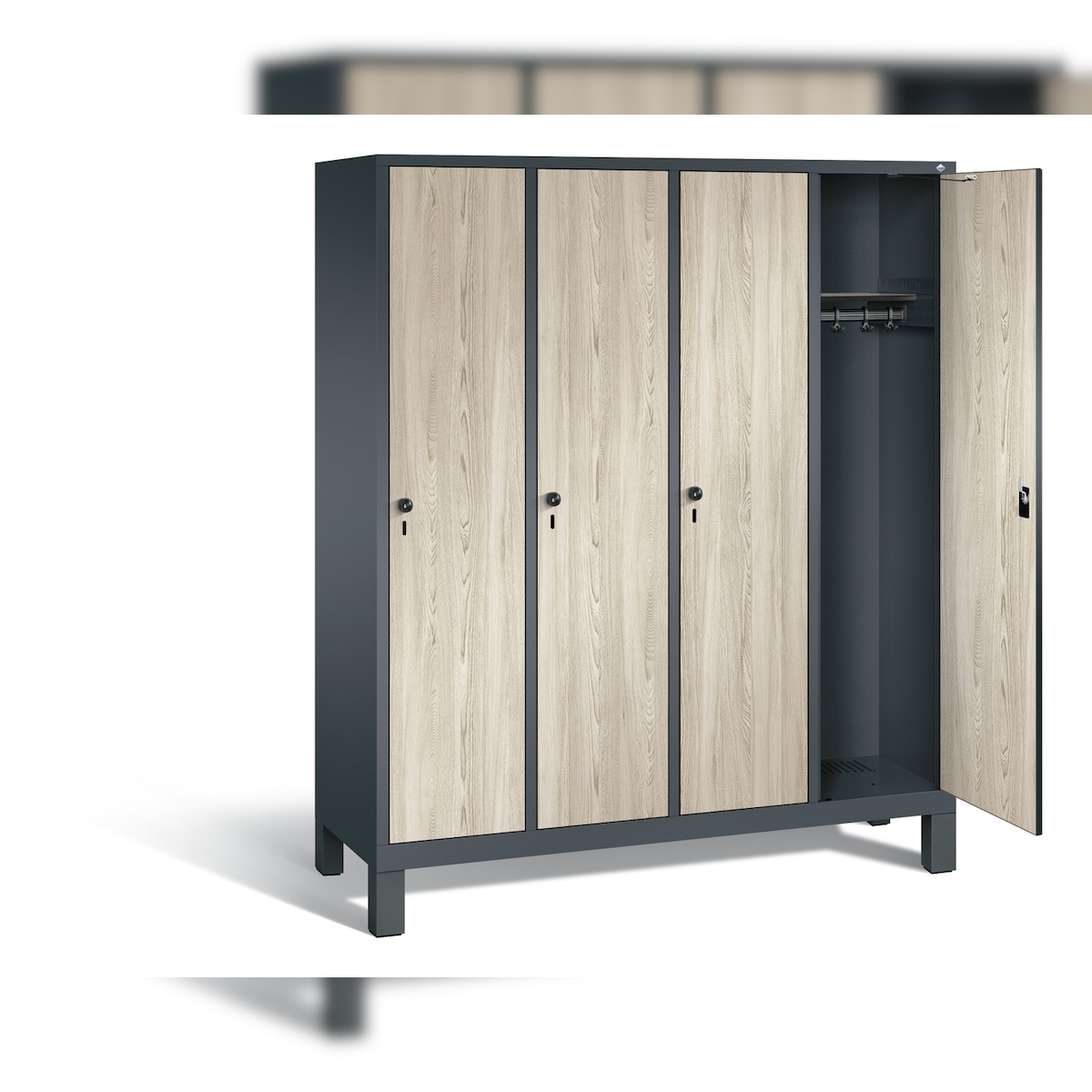 C+P Garderobenschrank Evolo, H1850xB1590xT500mm Image