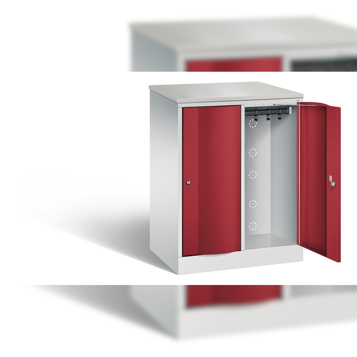 C+P Garderobenschrank Resisto, H1077xB772xT540mm Image