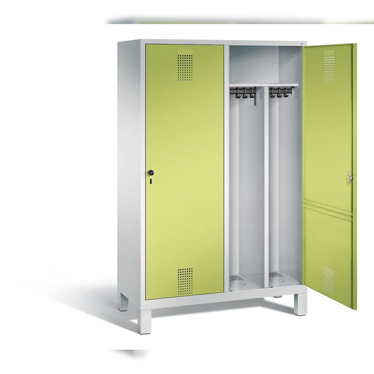 C+P Schwarz-Weiss-Spind Evolo, H1850xB1190xT500mm Image