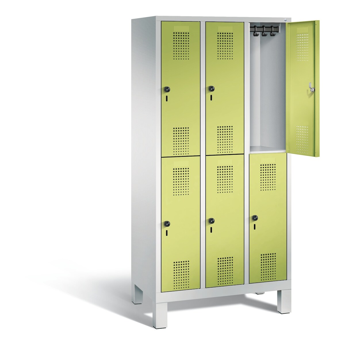 C+P Spind doppelstöckig Evolo, H1850xB900xT500mm Image