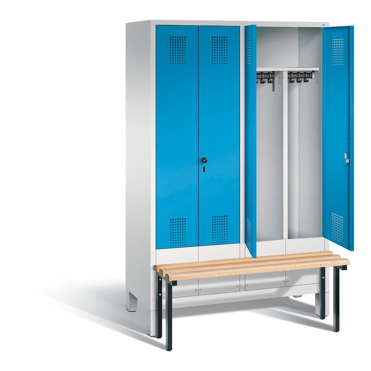 C+P Schwarz-Weiss-Spind Evolo, H1850xB1190xT815mm Image