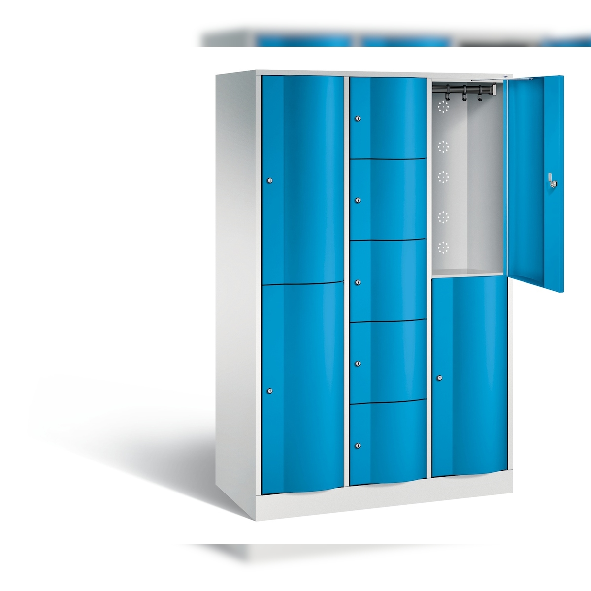 C+P Kombi-Schließfachschrank Resisto, H1950xB1148xT540mm Image