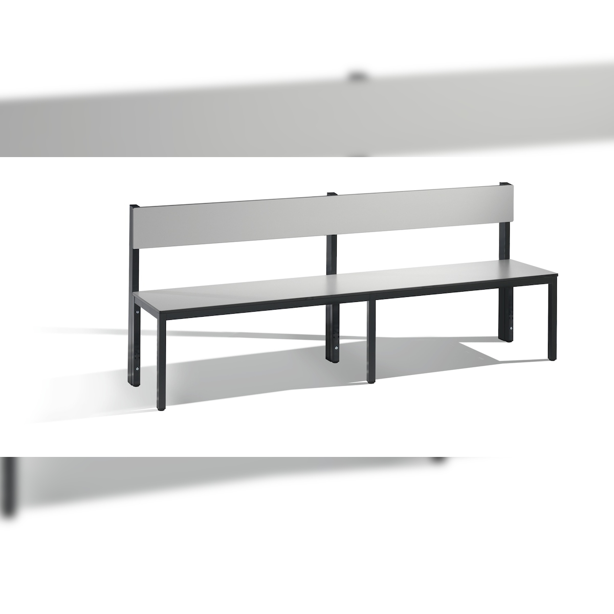 C+P Sitzbank mit Rückenlehne, Basic Plus, H796xB1960xT407mm Image