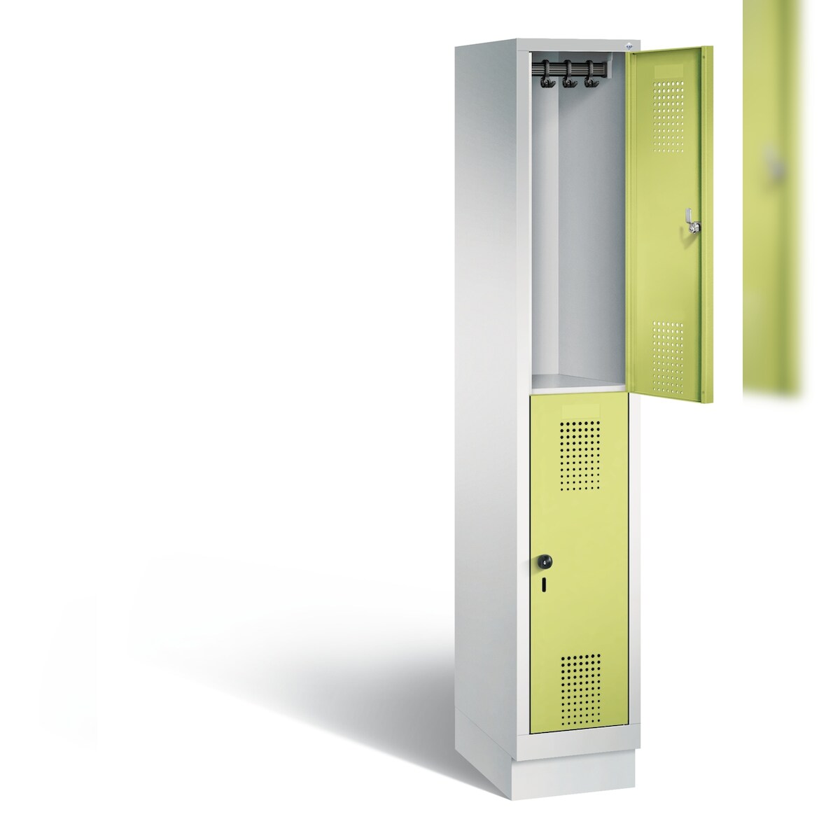 C+P Spind doppelstöckig Evolo, H1800xB320xT500mm Image