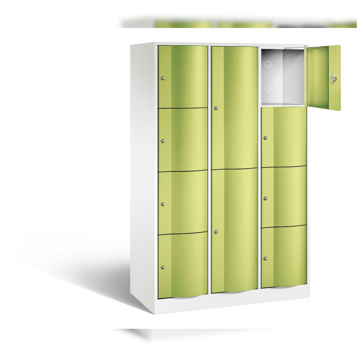 C+P Kombi-Schließfachschrank Resisto, H1950xB1148xT540mm Image