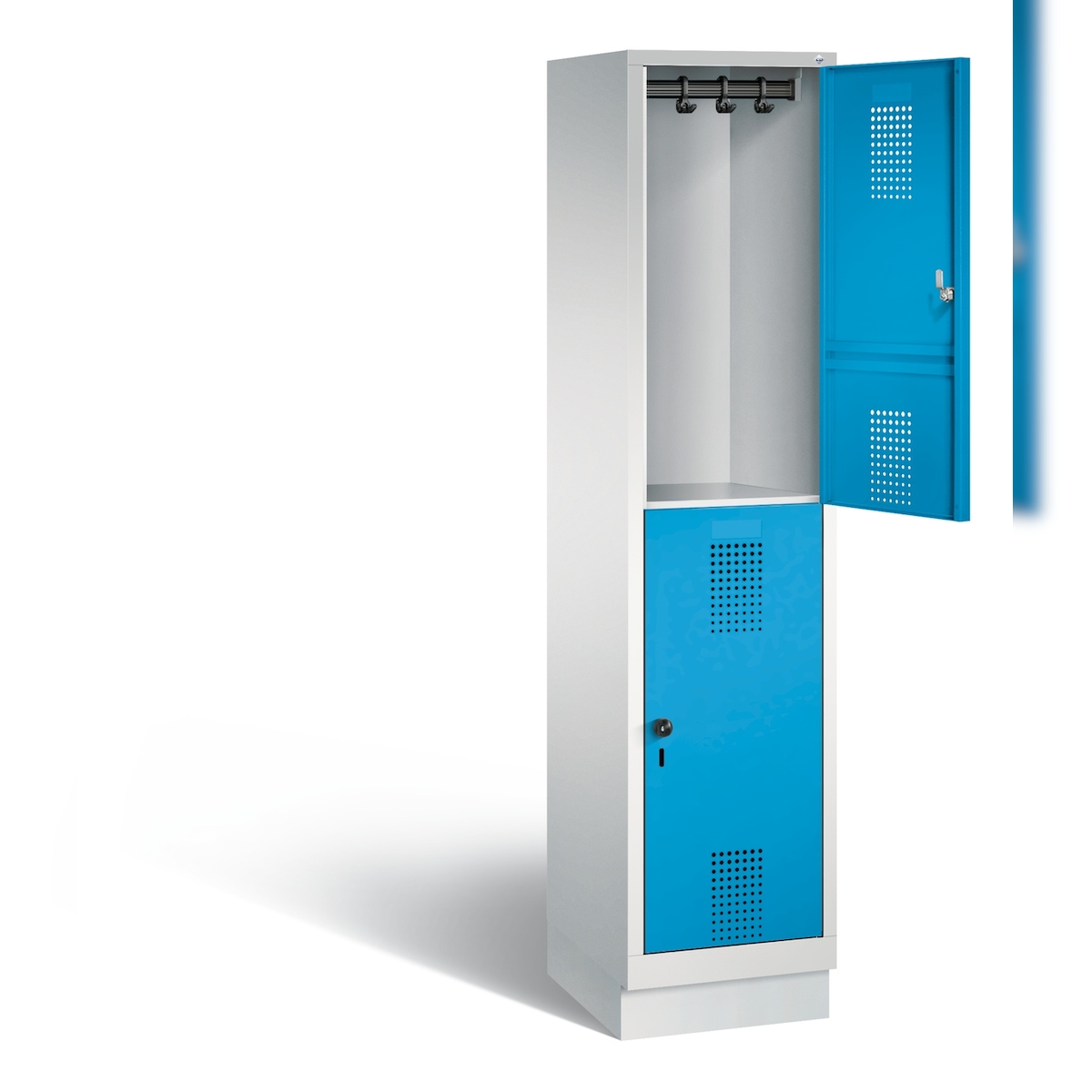 C+P Spind doppelstöckig Evolo, H1800xB420xT500mm Image