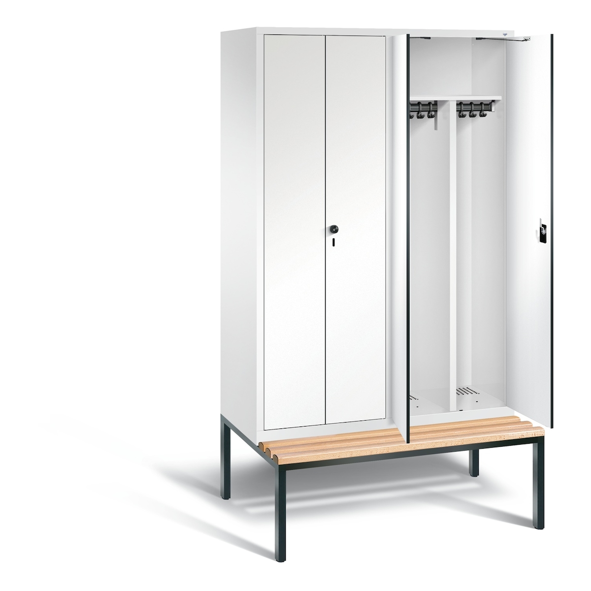 C+P Schwarz-Weiss-Spind Evolo, H2090xB1190xT815mm Image