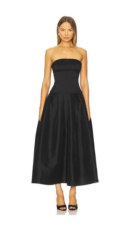 Cambria Strapless Dress - Black - MORE TO COME Dresses