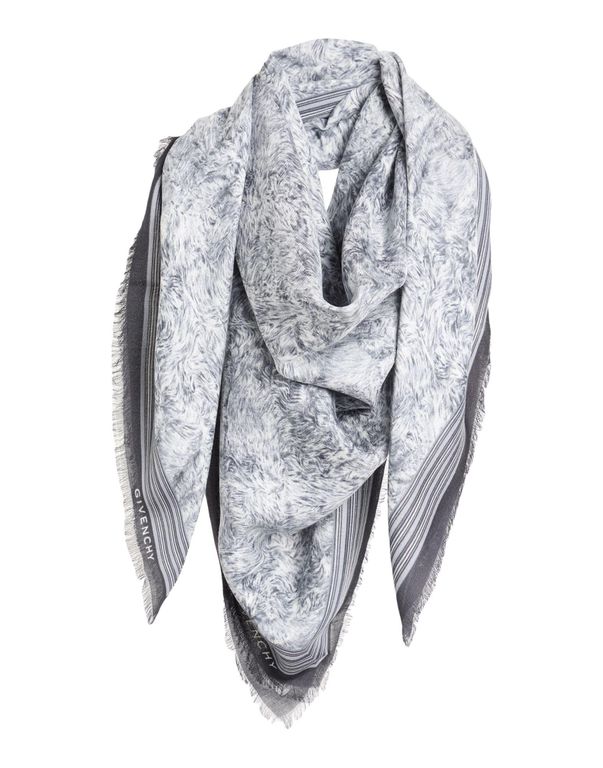 Scarf Modal, Cashmere - Gray - Givenchy Scarves