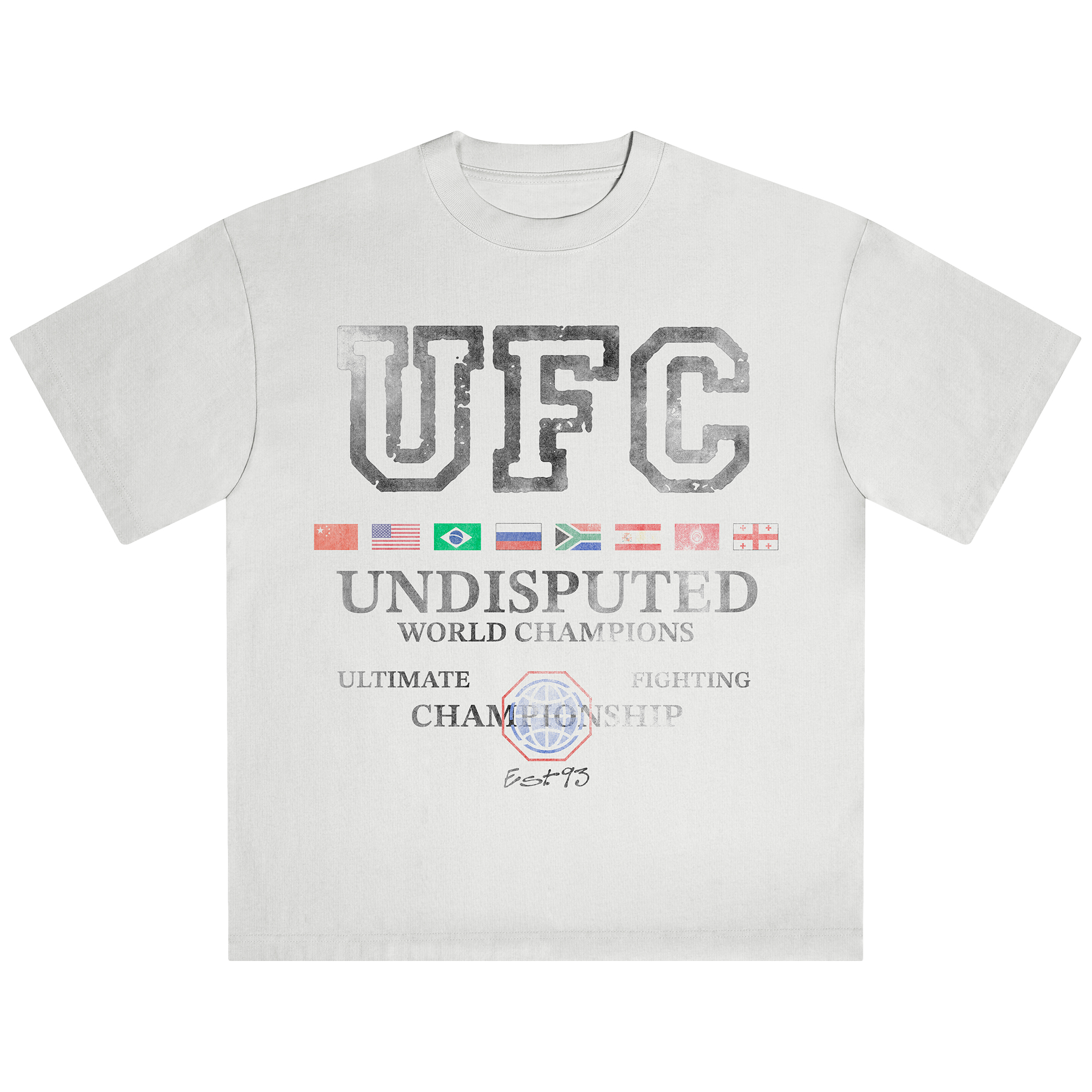 Weißes UFC Undisputed T-Shirt für Herren Image