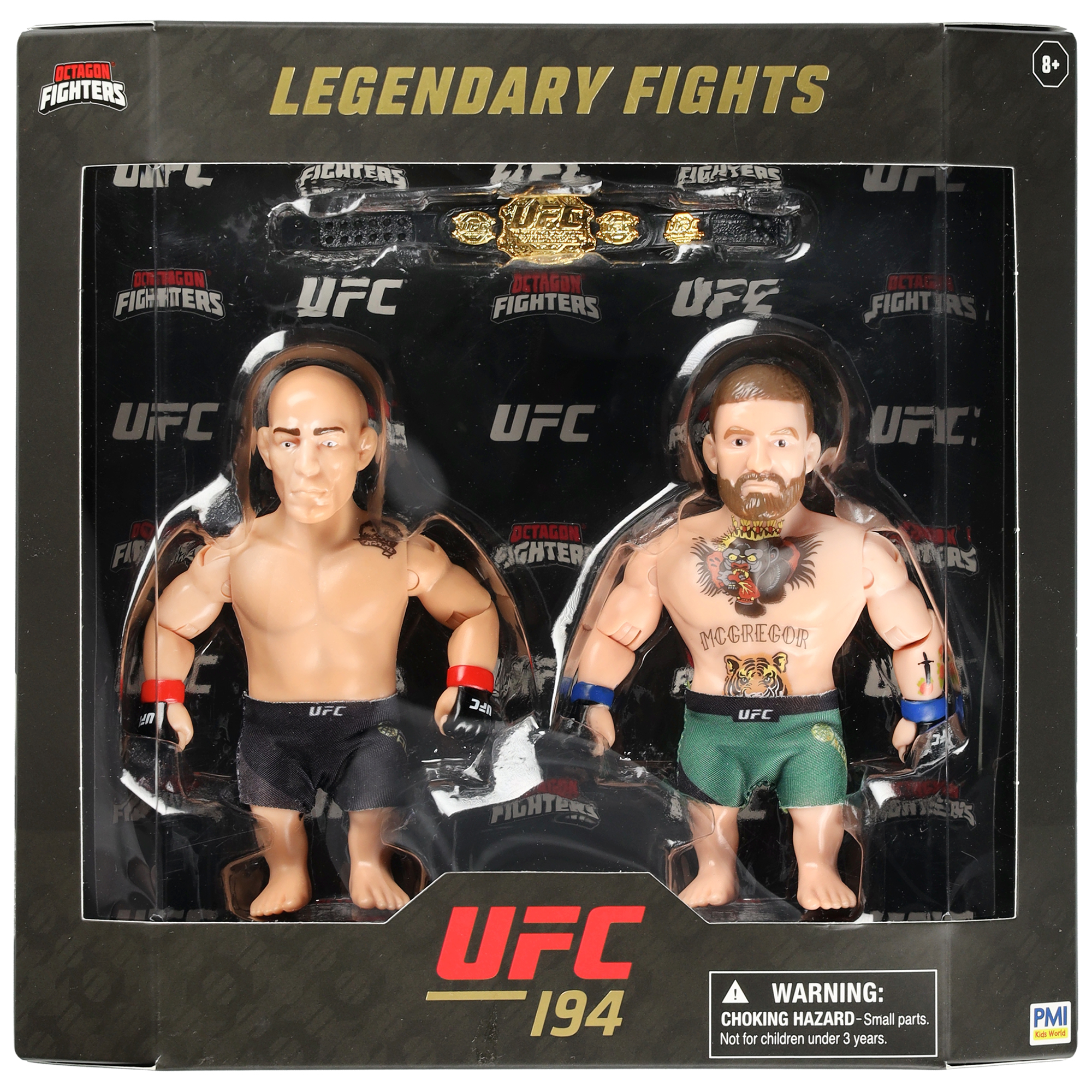 UFC Conor McGregor vs. Jose Aldo Legendäre Kämpfe 2er-Pack Actionfiguren-Set Image