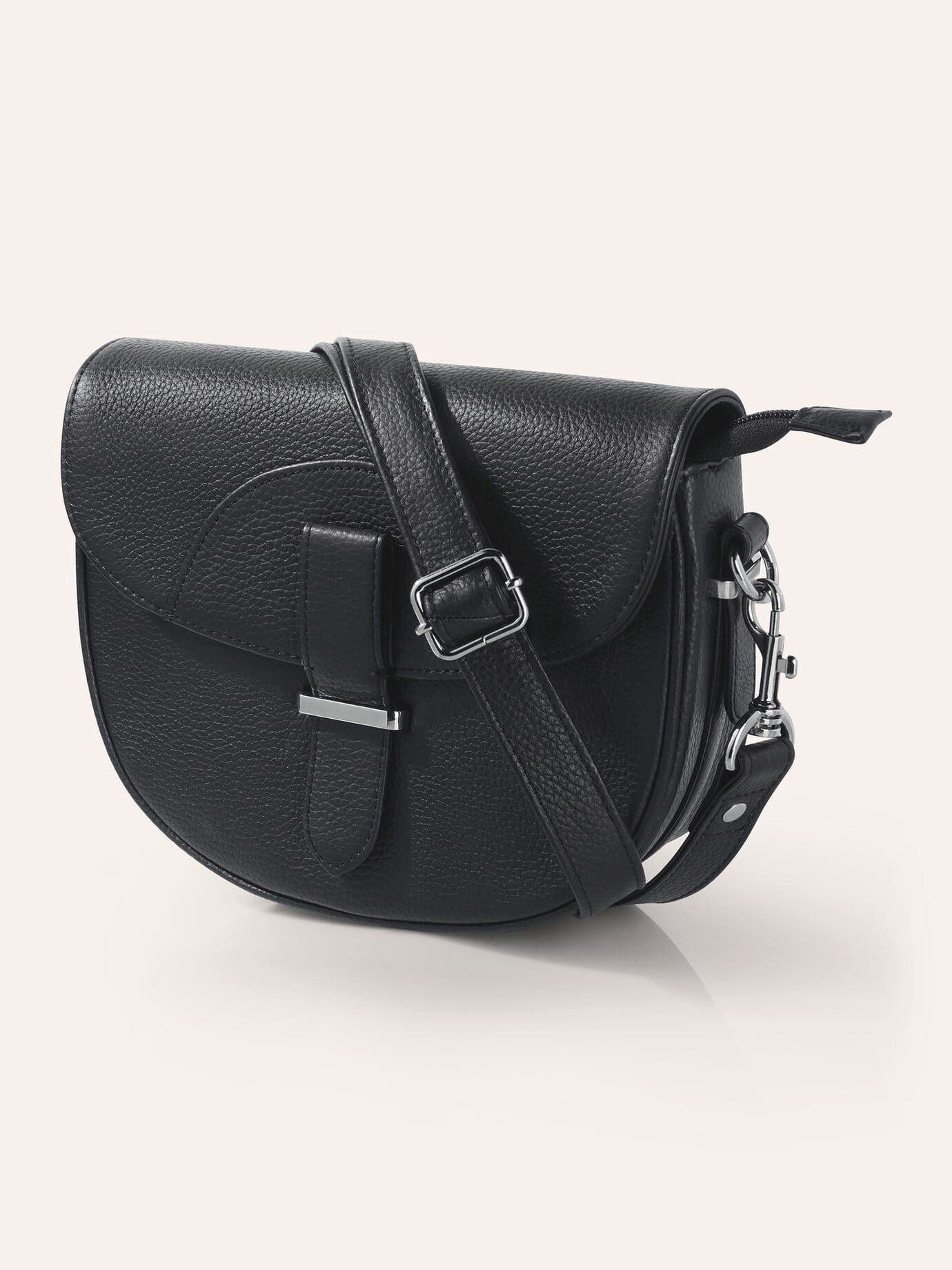 Walbusch Damen Leder Handtasche Schwarz noch offen: Muster
