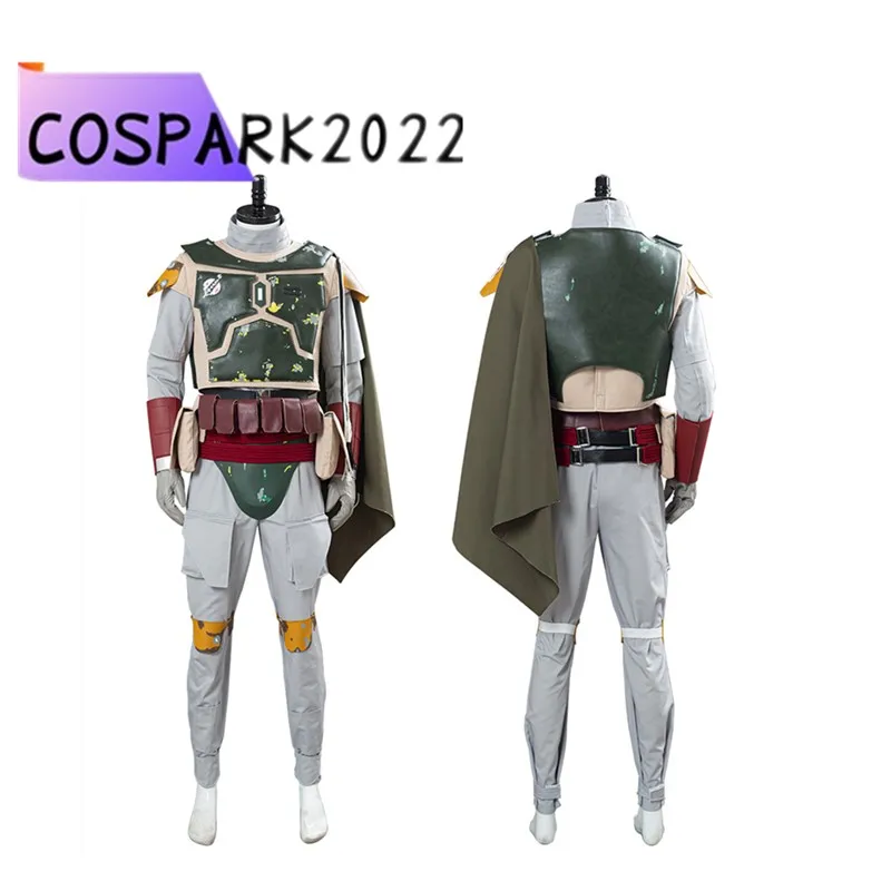 Boba Cosplay Umhang Fett Kostüm Bounty Fantasy Hunter Erwachsene Männer Battle Armor Maske Outfits Halloween Karneval Verkleidung Party Anzug Image