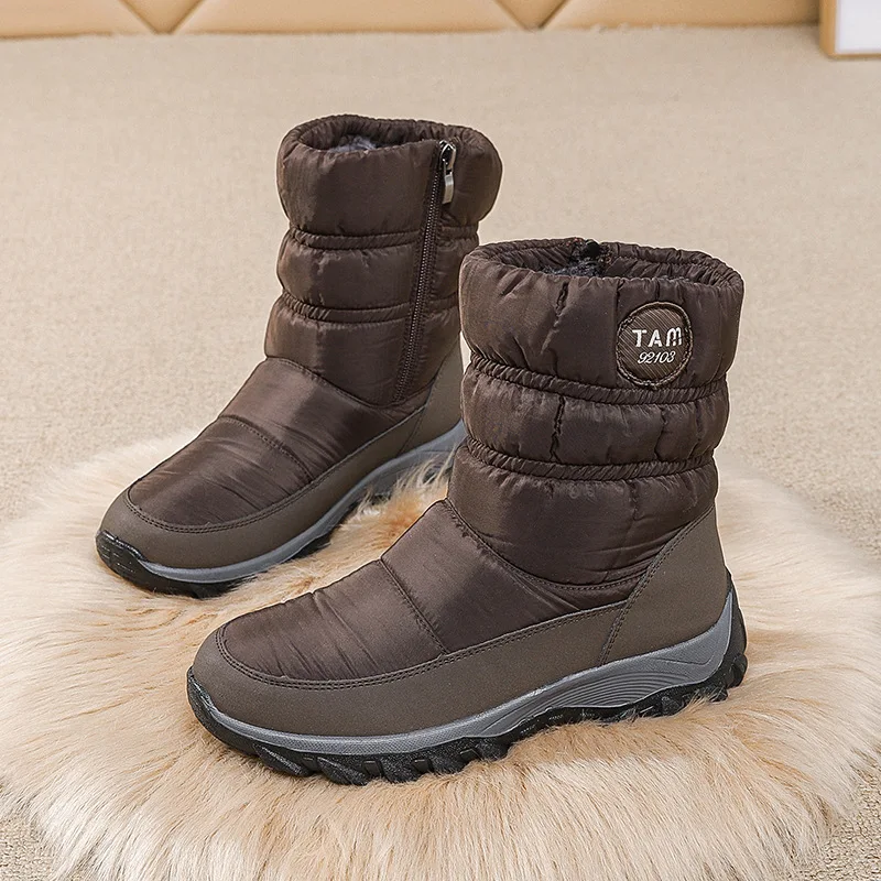 Winter Wasserdicht Schnee Stiefel Frauen Große Größe 35-43 Frauen Schuhe für Winter High Top Plüsch Warme Botas Mujer plattform WSH5228