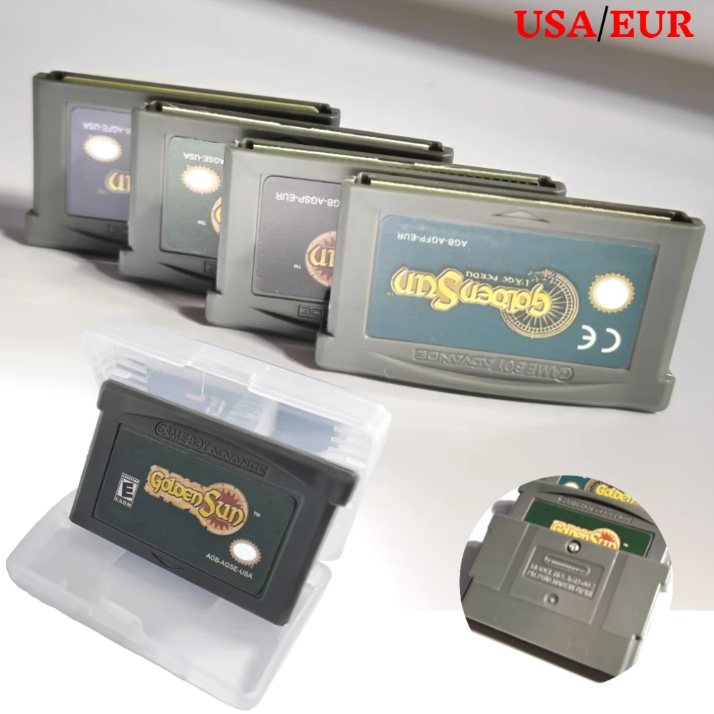 Golden Sun Series Memory Game Card 32 Bit Video Game Console Cartridge Golden Sun The Lost Age USA/EUR For GBA/SP/DS