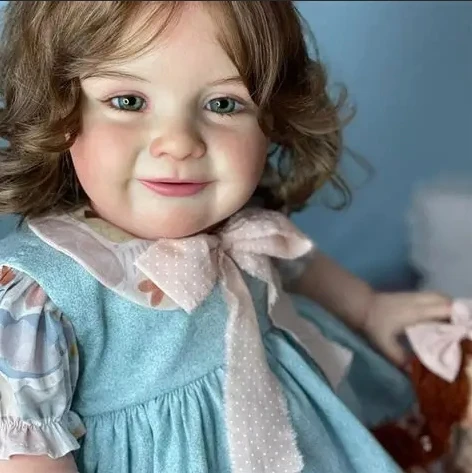 NPK 25'' bereits bemalte 3D-Haut sichtbare Adern unvollendete große Reborn Zoe DIY Puppenbausatz lebensechte Teile für Kinder