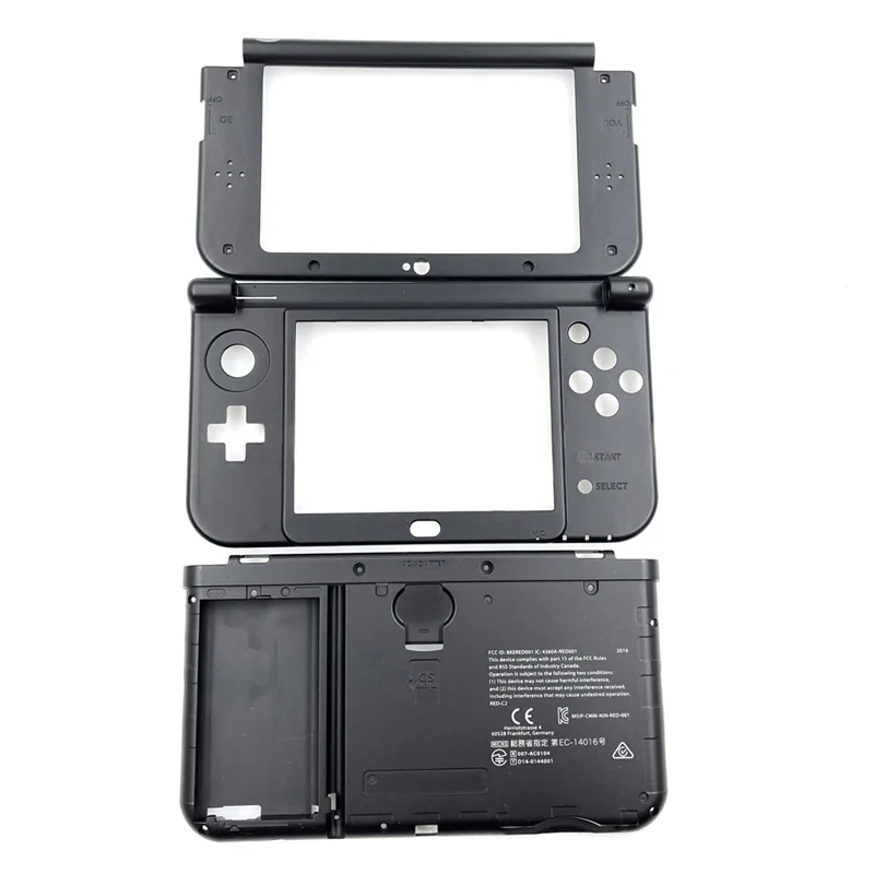 ABGB-Für Nintendo NEUE 3DS LL/XL Ersatz Shell Kit Fall Top Rahmen Mittlere Frontplatte Gehäuse Konsole A Image