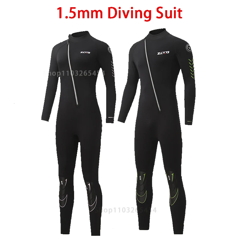 Nouveau combinaisons 1.5mm néoprène plongée surf combinaison adulte plongée en apnée kayak pêche sous-marine apnée natation corps complet garder au chaud