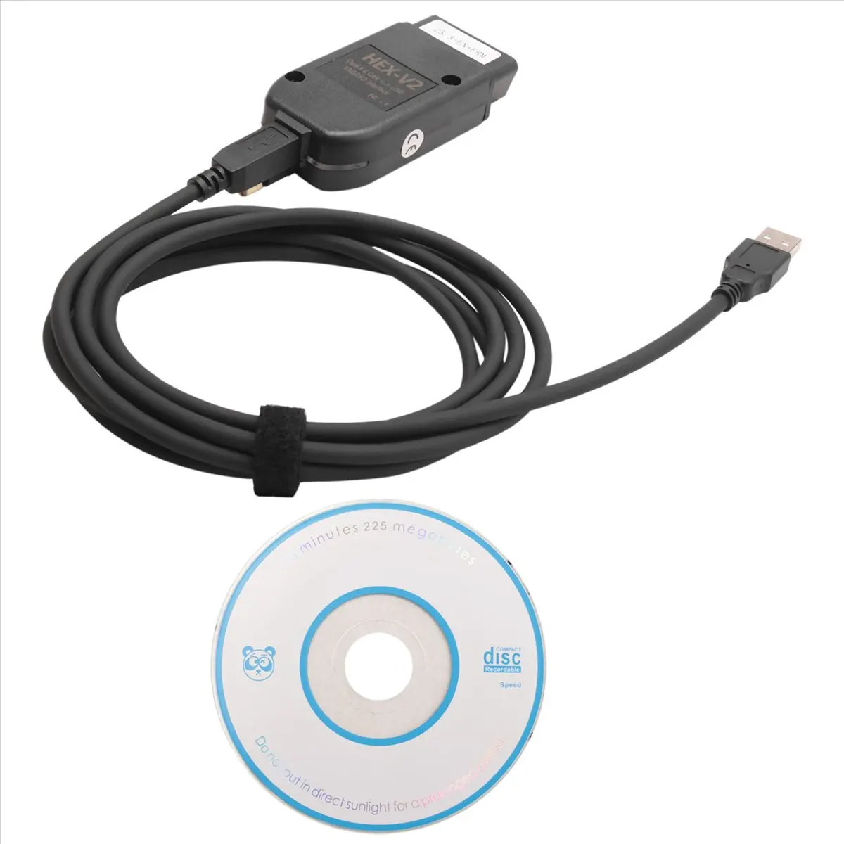 *USH Neueste VCDS 25,3 VAG Scanner Tool Kabel OBD2 Diagnose HEX V2 Wesheu VCDS VAG COM für Audi SKODA VW Auto Image