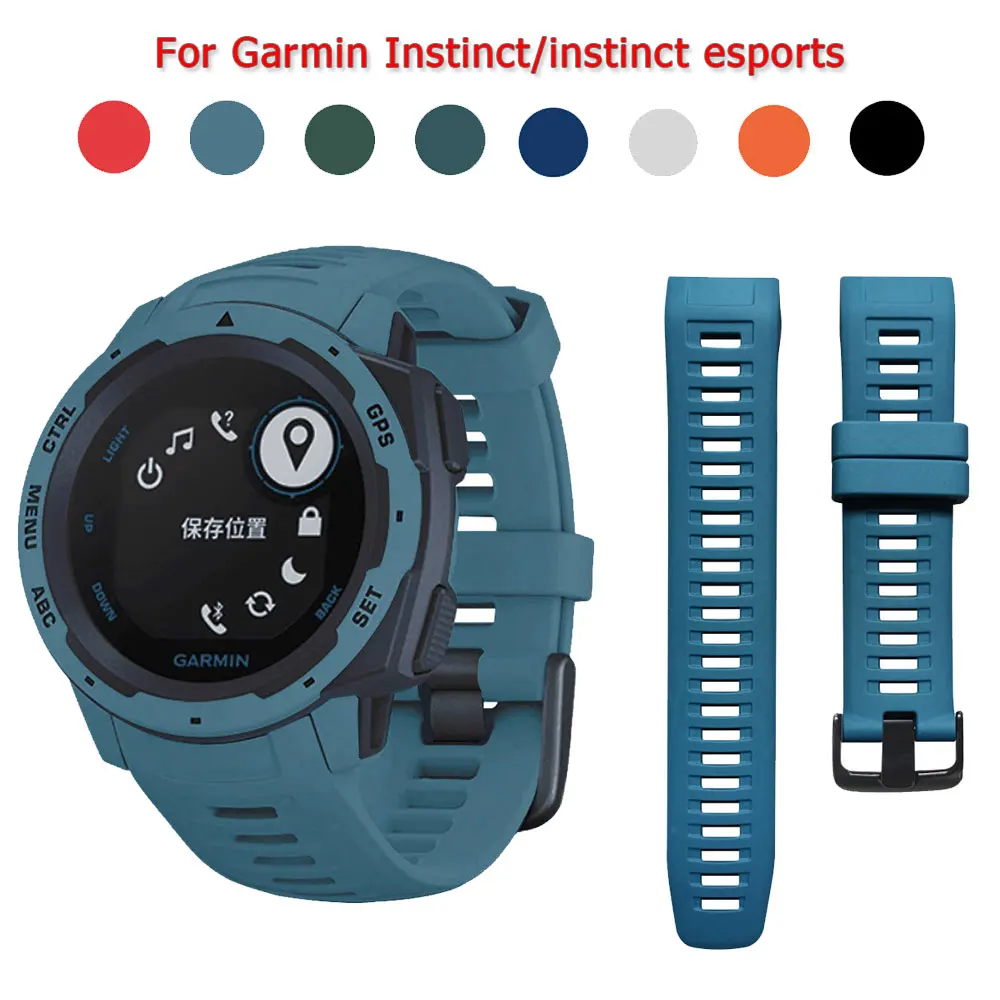 QuickFit Silikonarmband für Garmin Instinct 1 2 2S 2X Smart Watch Ersatz Gummiband Sport Armband Armband Zubehör Image