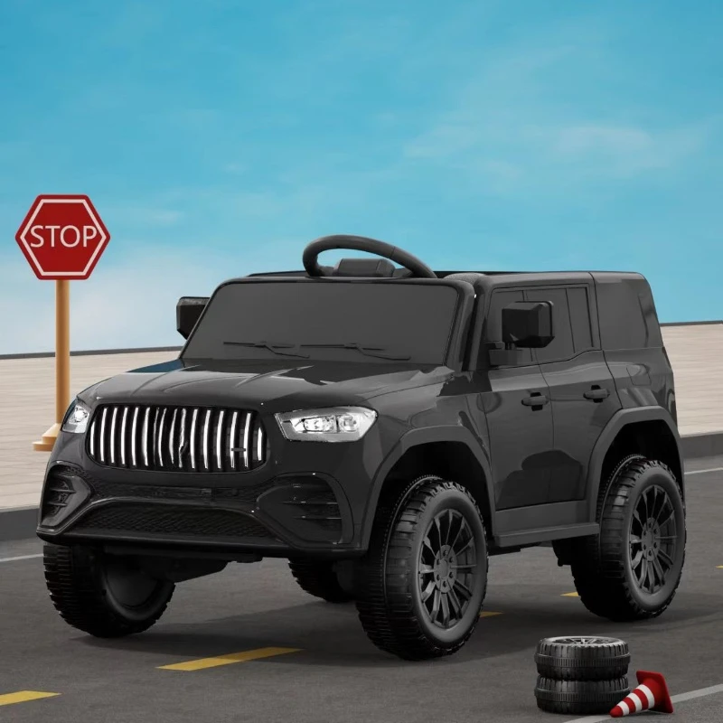 Großes Kinder-Elektroauto mit Allrad-Fernbedienung, Spielzeugauto, kann Menschen sitzen Image