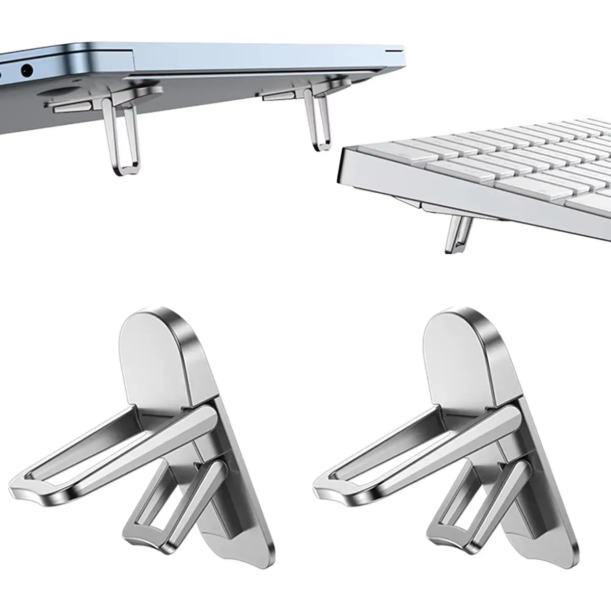 Mini Tragbarer Laptop-Ständer für Macbook, Huawei, Samsung, Xiaomi, Dell, ASUS, HP, Toshiba, Notebook-Halterung mit Tastaturständer Image