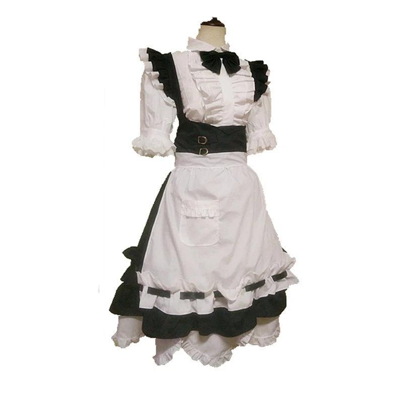 Spiel Final Fantasy XIV FF14 Miqo'te Dienstmädchen Uniform Kleid Cosplay Kostüm Outfit Halloween Weihnachten Party Männer Frauen Cos Image