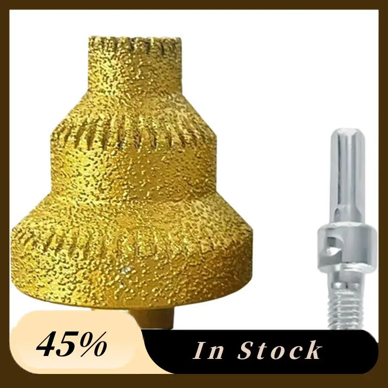 A60zdiamond Tools Integrierter Bit, gelöteter Pagodenbohrer, M10, Diamant-Turmbohrer, Fliesen, Stein, Stein, Platte, Reibahlemay Image