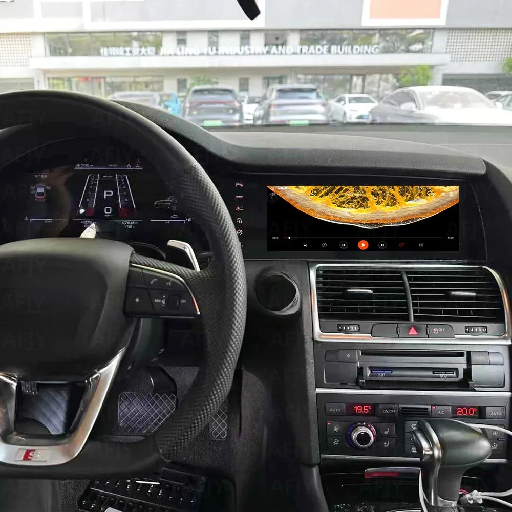 A Für Audi Q7 4L 2005-2015 Auto LCD Dashboard Digital Cluster Virtuelle Cockpit Android Auto Radio Drahtlose Carplay autoradio stereo Image