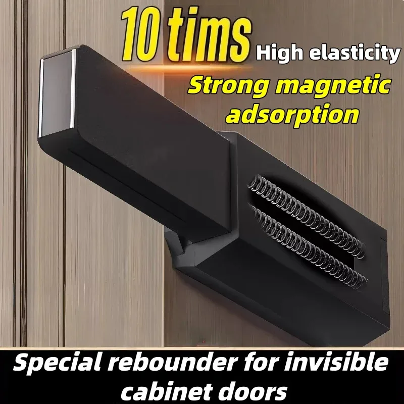 Schwerlast-Magnetverschlüsse zum Drücken und Öffnen, Versteckter Türgriff-Ersatz für Heimwerker Image