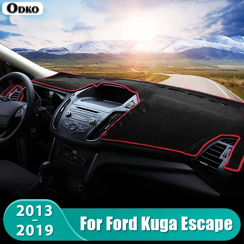 Für Ford Kuga 2 MK2 Escape 2013 2014 2015 2016 2017 2018 2019 Auto Dashboard Matte Sonnenschutz Nicht-slip Abdeckung Zubehör Image