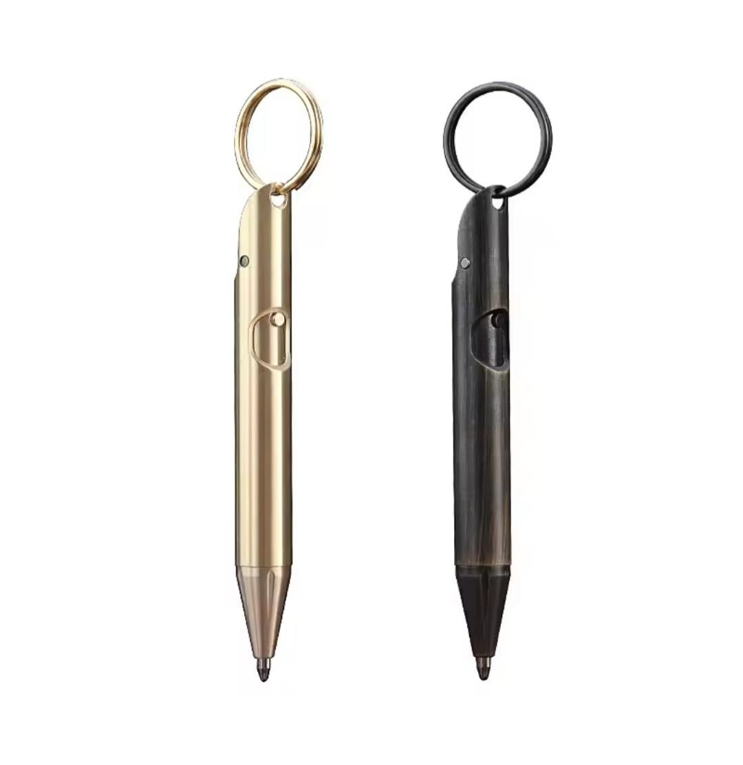 1 penna a sfera mini, penna in metallo, penna a sfera portatile, penna per firma, penna aziendale, scuola, forniture per ufficio