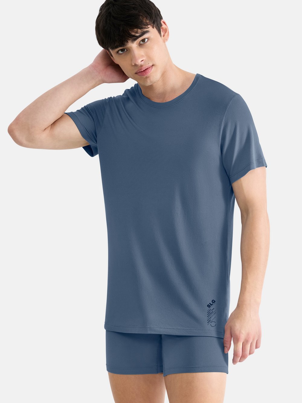 sloggi Unterhemd Herren blau, XL Image