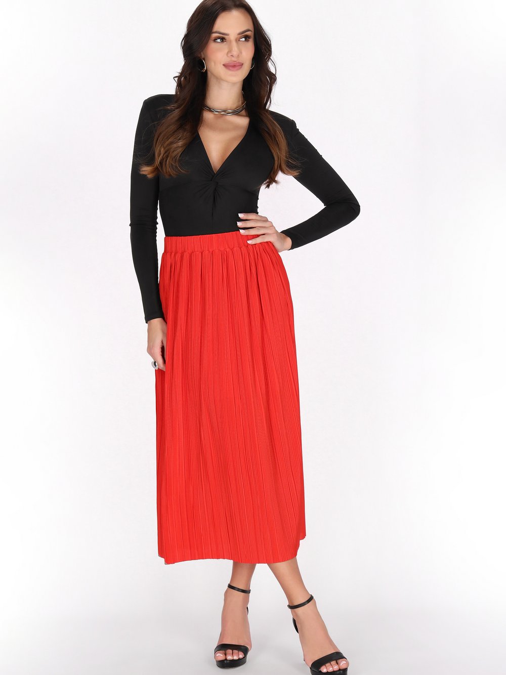Faina Rock Damen rot, S