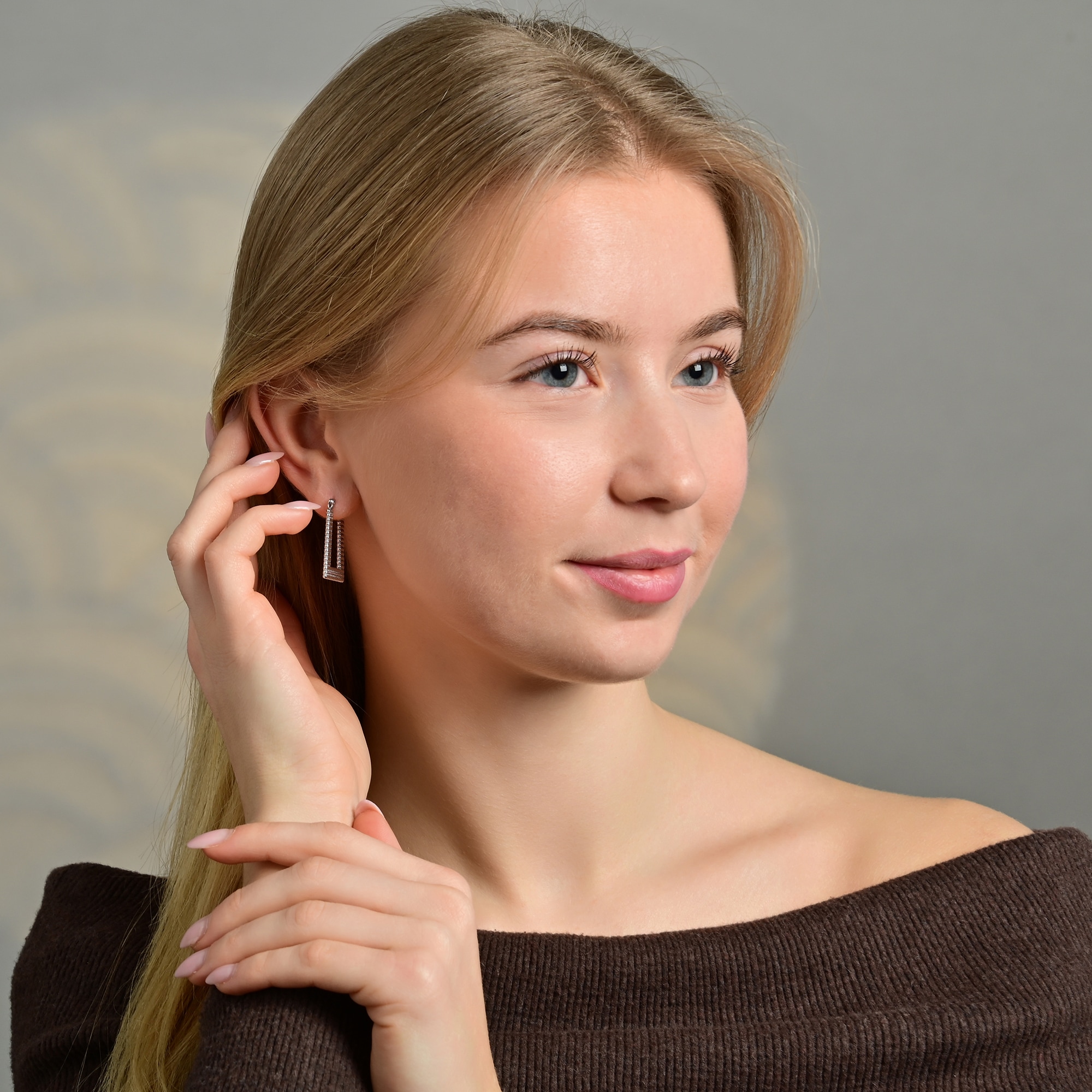 Paar Creolen ADELIA´S "Damen Ohrringe – Creole aus Edelstahl", Damen, Gr. Damen, Edelstahl, silber, Ohrringe, Perfekt zum Verschenken an besondere Menschen