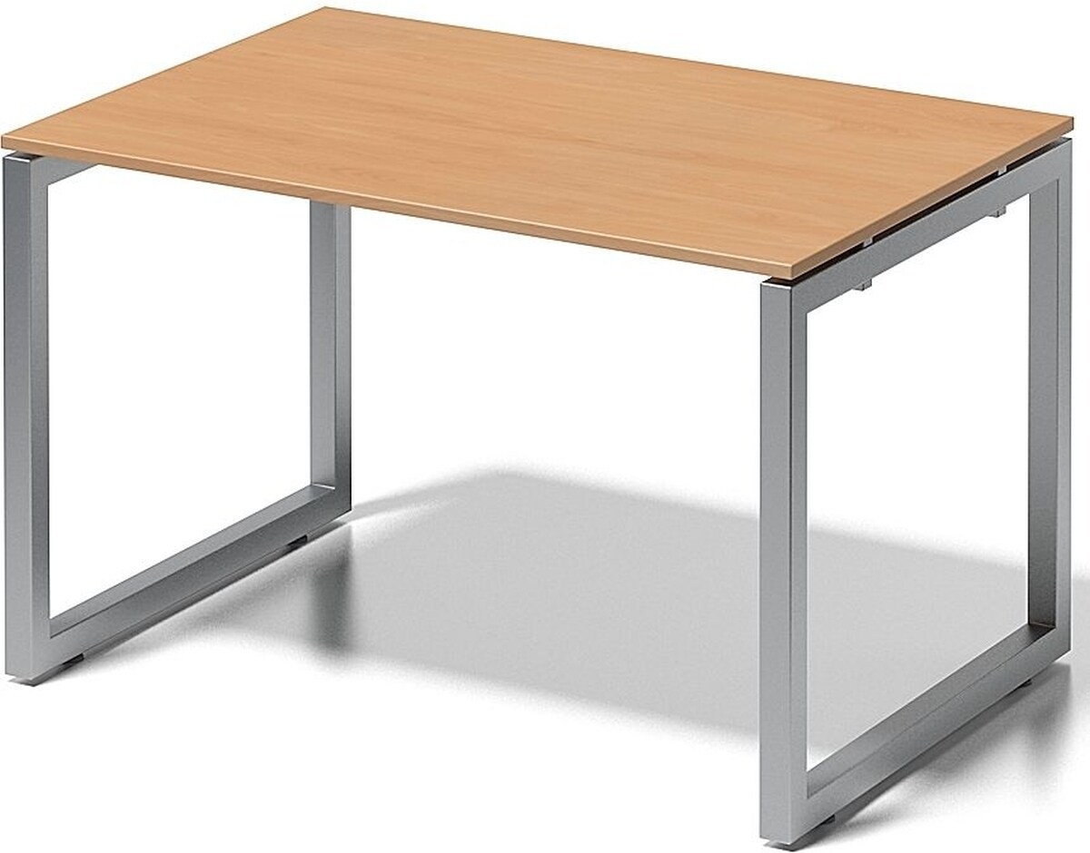 Bisley Schreibtisch CitoBxTxH 120x80x74cm buche Gestell silber Image