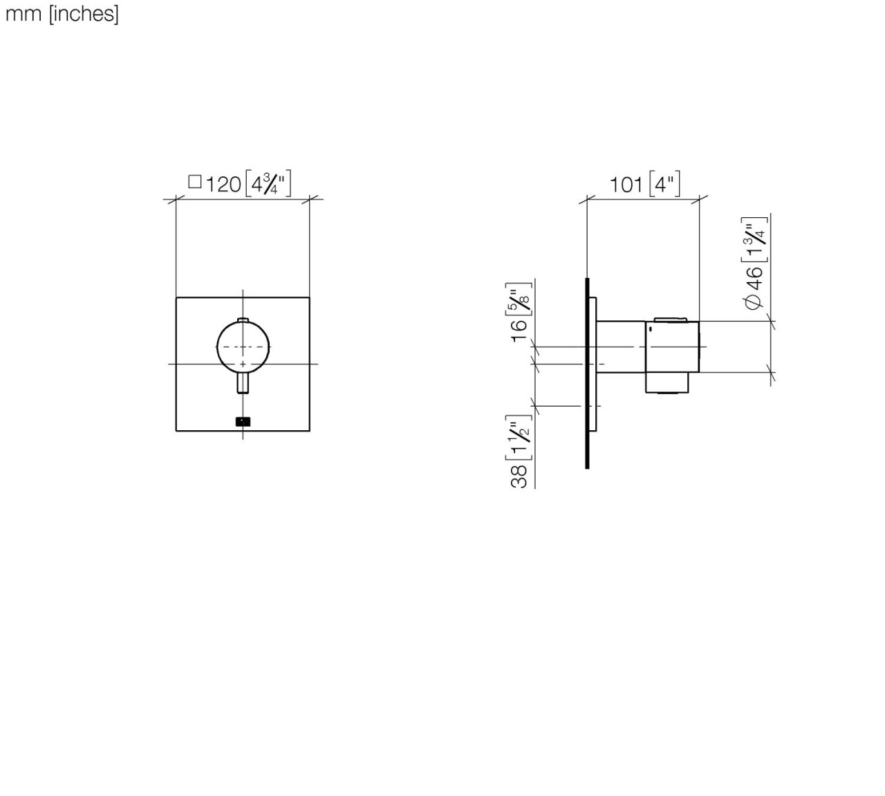 Dornbracht xTOOL Unterputz-Thermostat 36503985-42 Image