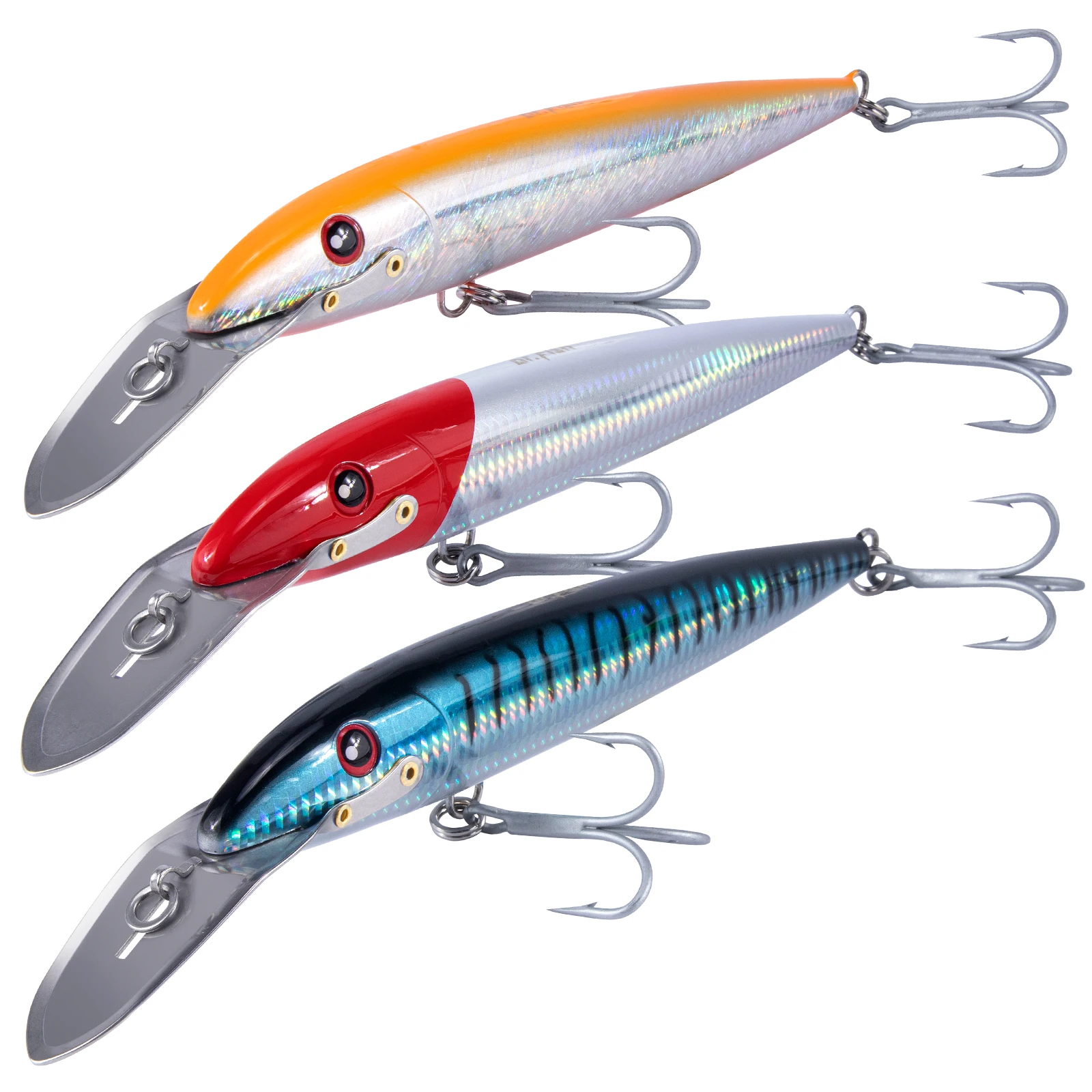 60g 76g Tieftauchender Angelköder Jerkbait Minnow Crankbaits Trolling Hard Bait Wobbler Swimbait für Salzwasser Hecht Pesca Image