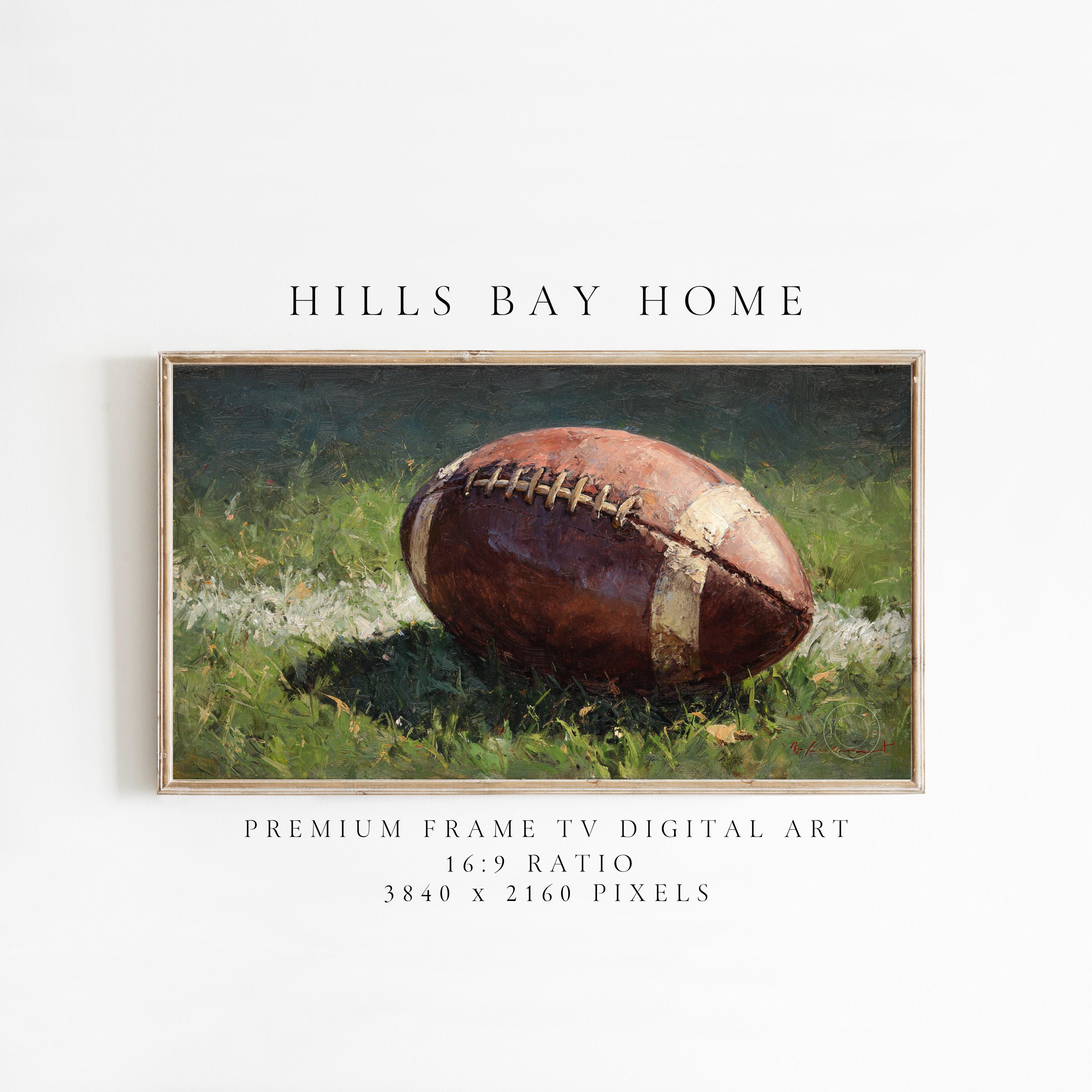 Cornice TV con cornice di calcio, Arte digitale per cornice TV, Arte TV sportiva, Arte TV con cornice di calcio della domenica, Cornice TV con cornice