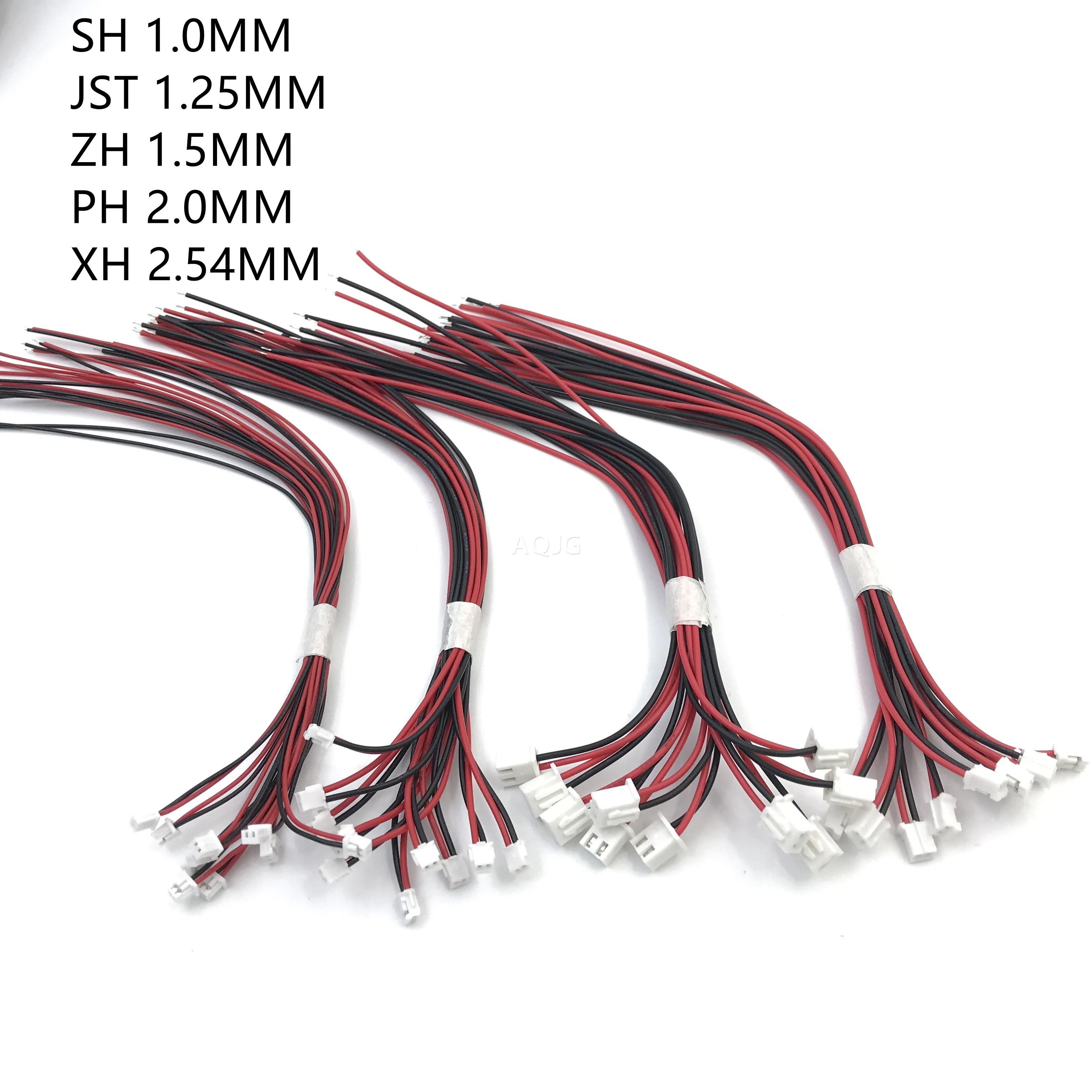 10 Stück 1,0 1,25 1,5 2,0 2,54 SH/JST/ZH/PH/XH 1,0MM 1,25MM 1,5MM 2,0MM 2,54MM Buchsenstecker mit Kabel 2/3/4/5/6/7/8/P Pin
