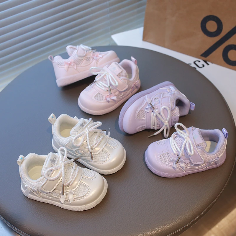 Neue Frühling Herbst Kinder Schuhe Mädchen Mesh Atmungsaktive Kleinkind Kinder Schuhe Weiche Sohle Outdoor Kinder Tennis Mode Jungen Turnschuhe