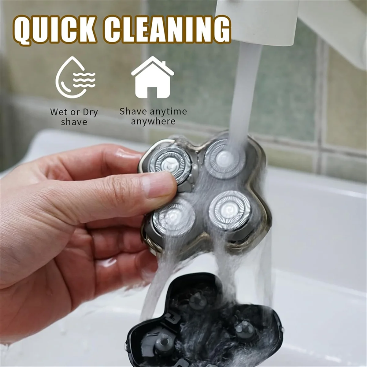 2025+2er-Pack professioneller Ersatzkopf für Skulls Pitbulls Rasierer Gold PRO, Silver PRO, Diamond Image