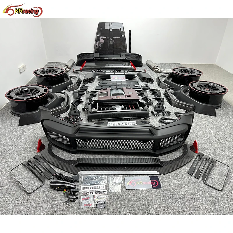 Heißer Verkauf W463A W464 G63 Rakete B900 Stil Body Kit Trockenen Carbon Faser Außen Körper Auto Zubehör Für W464 G500 G55 g63 G-Wagon Image