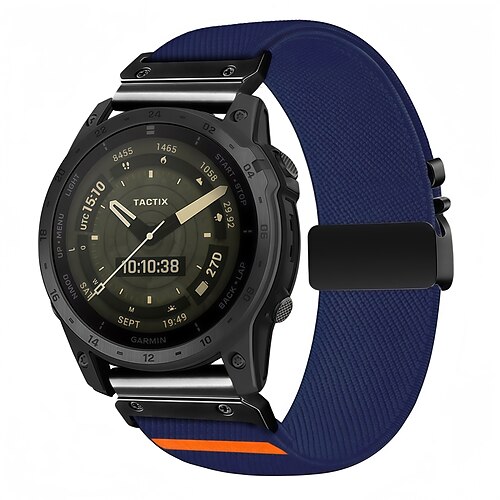 Uhrenarmband für Garmin Fenix 8 43mm Fenix 8 47mm Fenix 8 51mm Fenix 7 Pro Fenix 7S Pro Stoff Ersatz Gurt Schnellspanner Quick Fit Verstellbar Sportarmband Armband Image