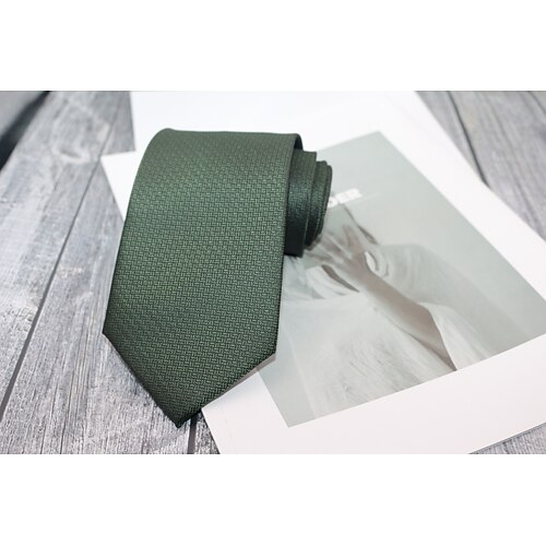 Herren Krawatten Strickware Täglich Formell Gerippt Einfarbig Texture Lässig Täglich Geschäft Image