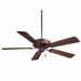 Minka Aire 52" Contractor 5 - Blade Standard Ceiling Fan w/ Pull Chain in Brown | Wayfair MF547ORB