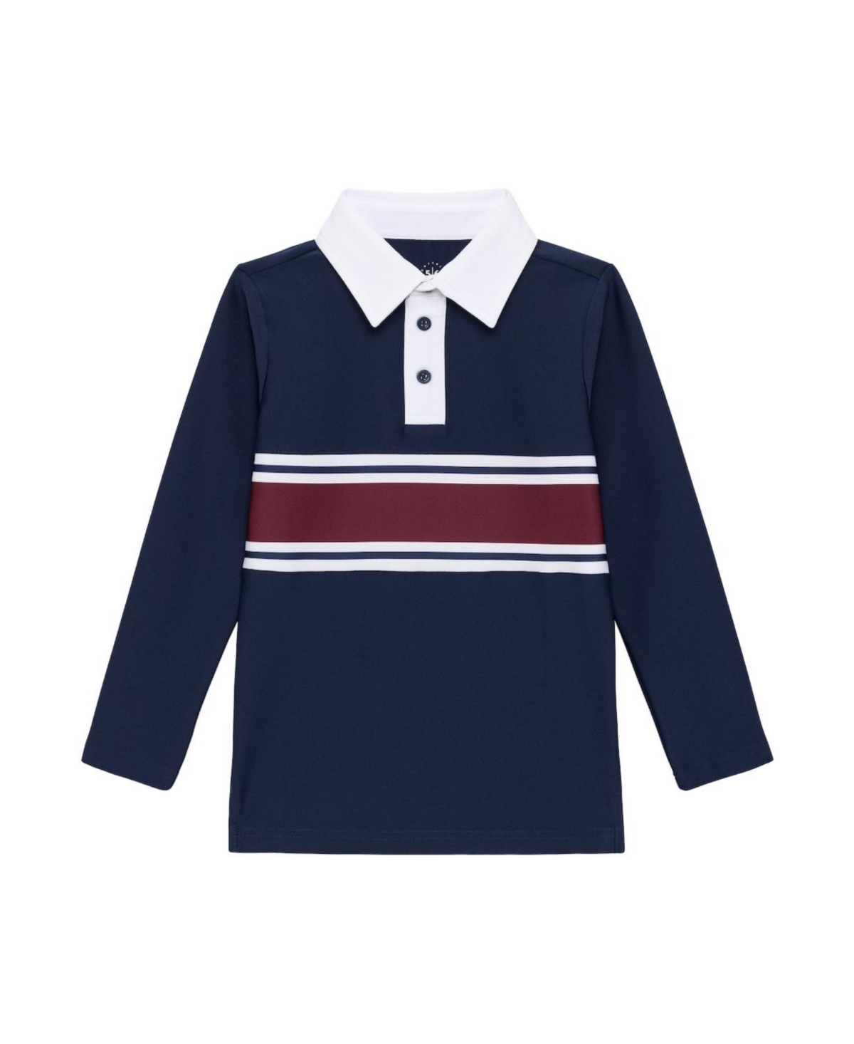 Courtside Kids Boys' Long Sleeve Polo Shirt - Little Kid, Big Kid - Navy