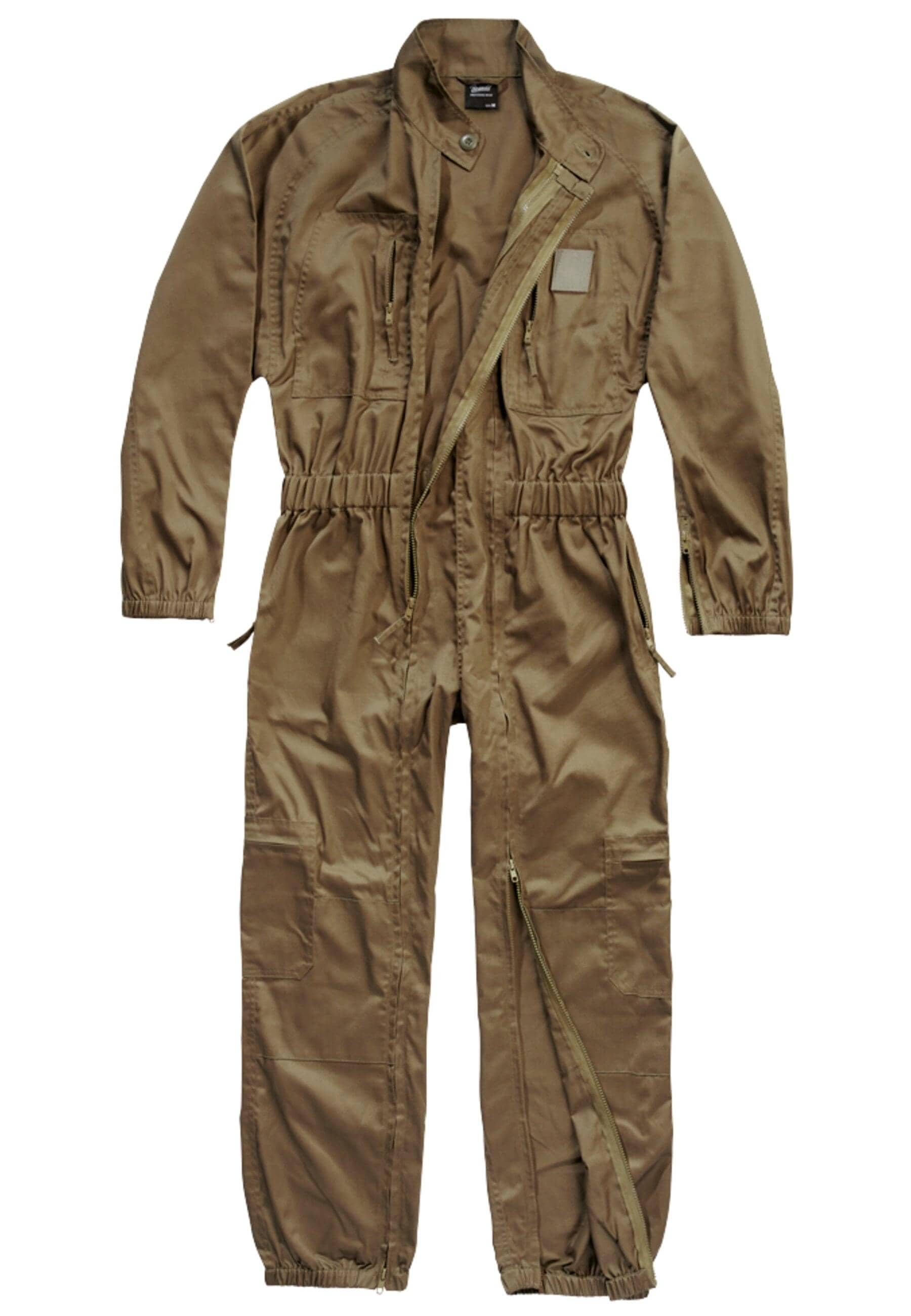 Jumpsuit BRANDIT "Brandit Herren Einsatzkombi", Herren, Gr. L, US-Größen, olive, 80% Polyester, 20% Baumwolle, unifarben, normal, Overalls Jumpsuit